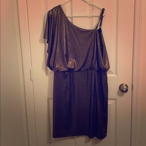 Shimmering Gold Soho Apparel Ltd. Party Dress